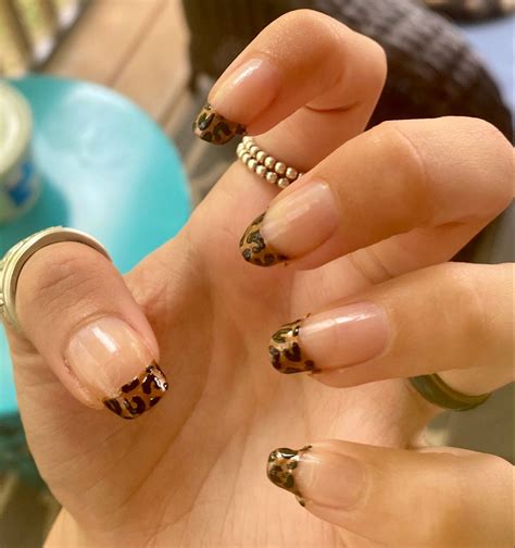 french tip cheetah print